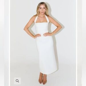 Oddmuse Halter Midi Dress